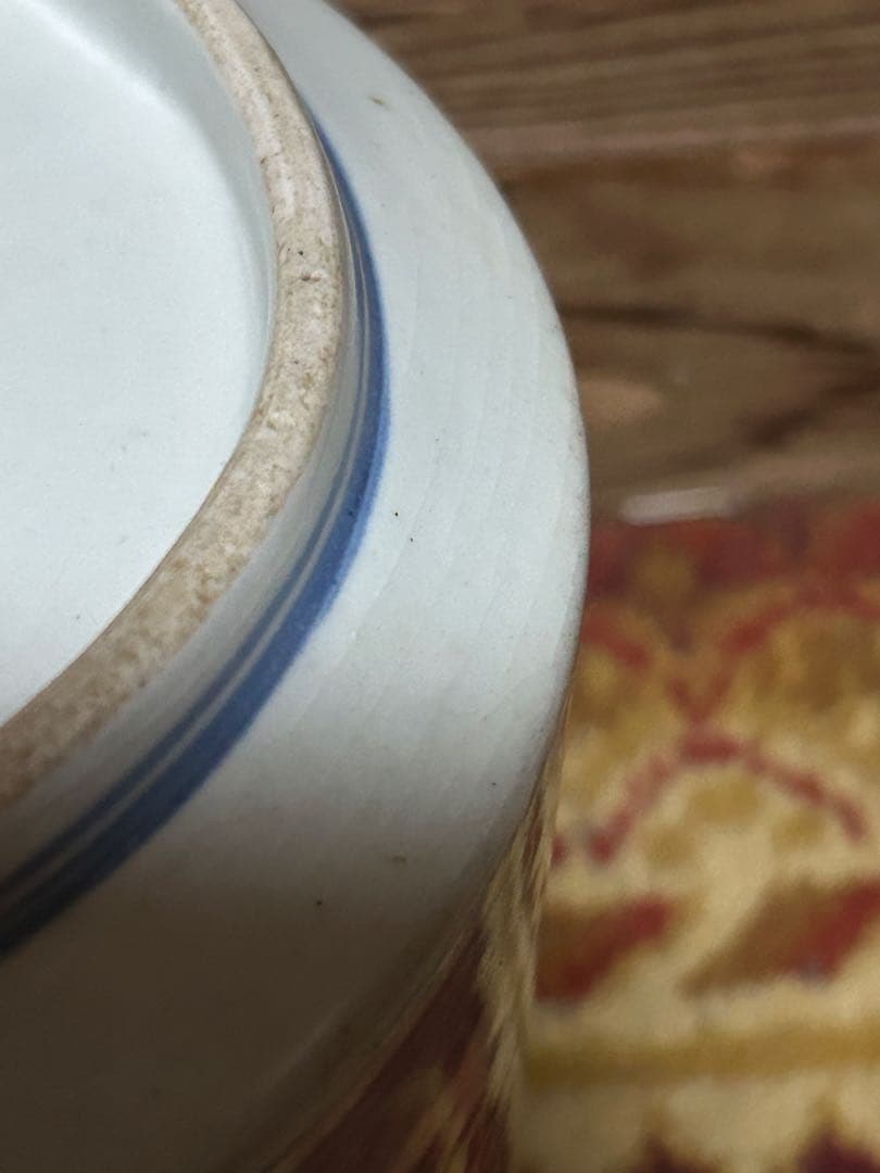 マサ　伊万里　蛸唐草　水指