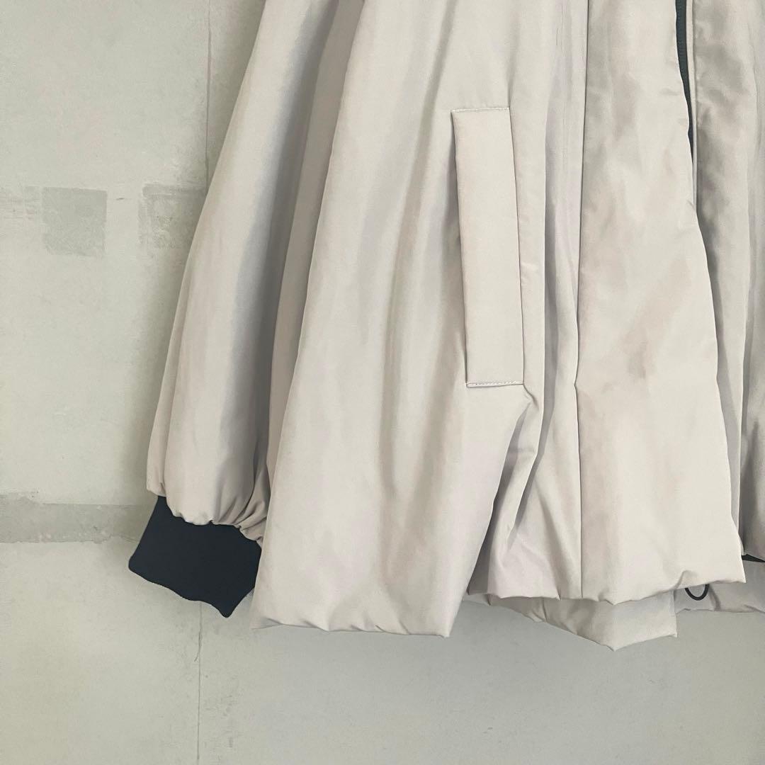 【新品タグ付き】ayane アヤン　中綿フレアコート　ブルゾン　ナイロン　38