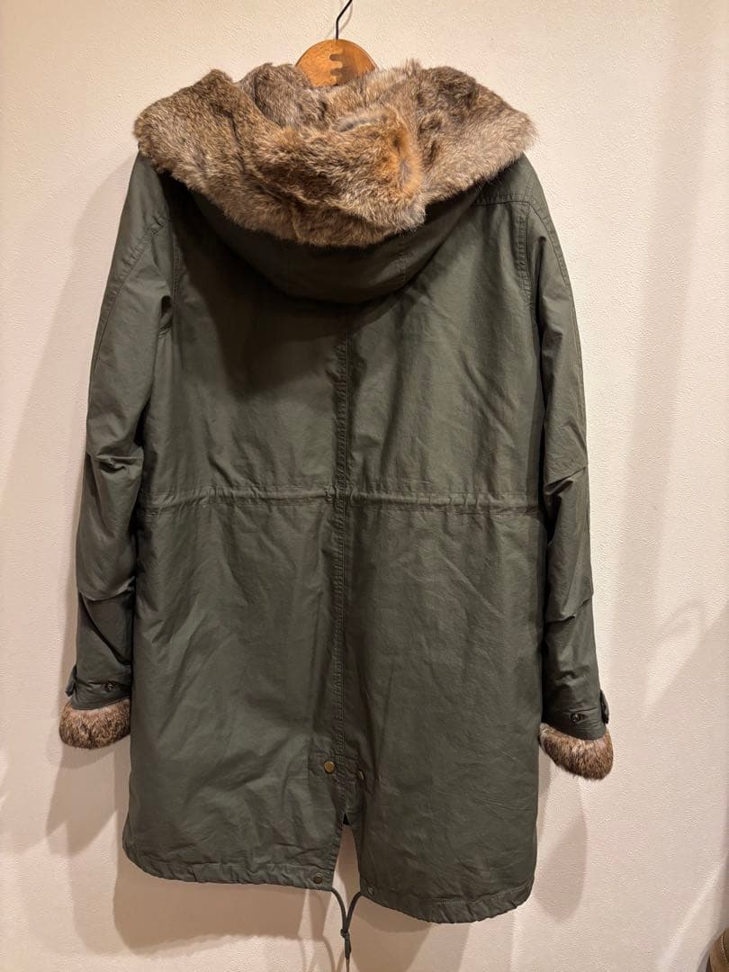 WOOLRICH ラビットファー　中綿ライナー　モッズコート