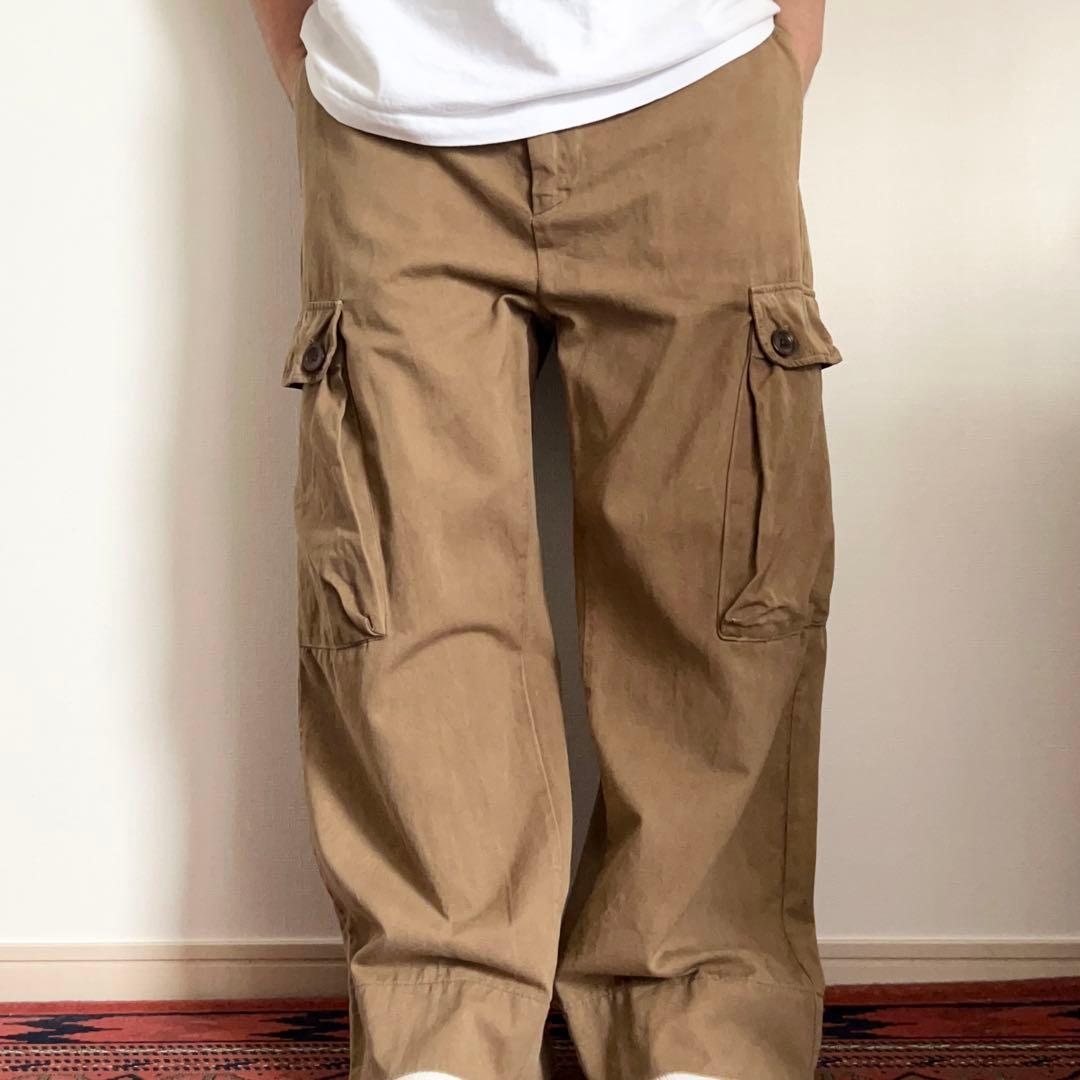 日本未発売 OLDERBROTHER カーゴパンツ ブラウン USA製 日本綿