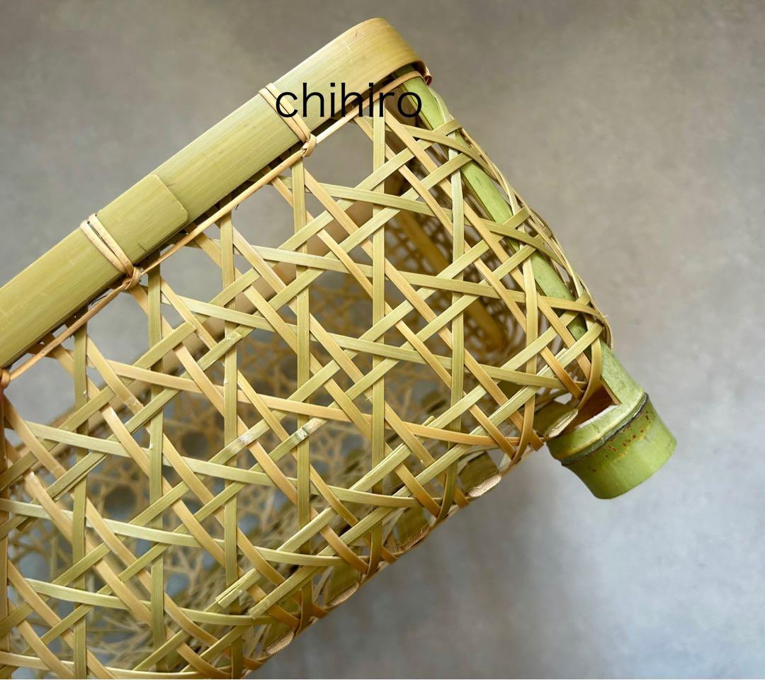 水切り竹かご 椀かご（新品未使用）直径横約33センチ縦約28センチ高約17