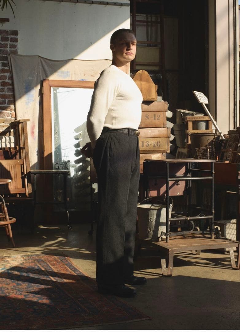 G&F Co. OFFICER TROUSERS ブラック