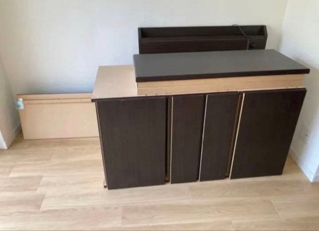 ニトリ　シングルベッド　ジオチェスト　フレーム　収納