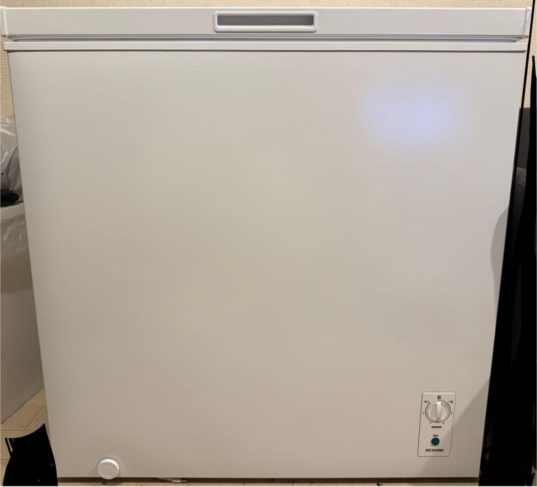美品 アイリスオーヤマICSD-20A-Wノンフロン冷凍庫 198L2023年製