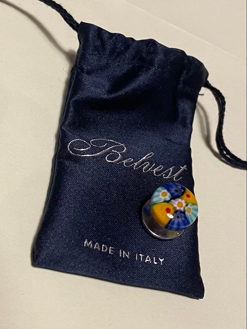 【非売品】ベルベスト ラペルピン ブートニエール ピンバッジ ブローチ