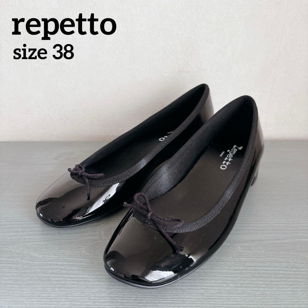 美品♡repetto レペットCamille カミーユ バレエシューズ 黒38