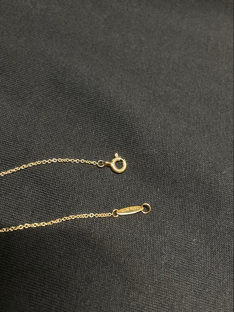 美品ティファニーダイヤモンドバイザヤード　イエローゴールド　エルサペレッティ