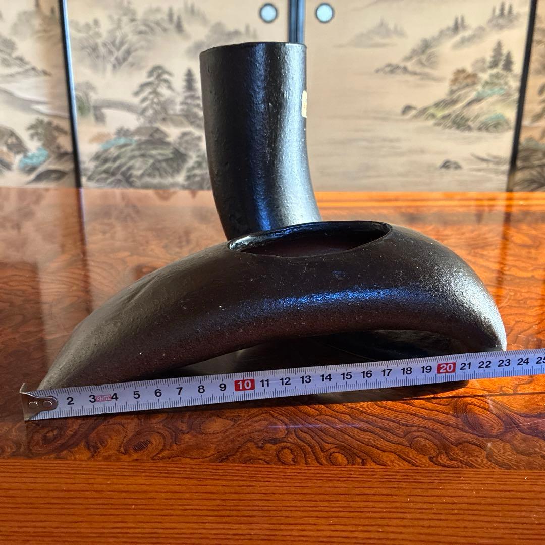 【未使用】いけばな　小原流　池坊　草月流　変形花器　自由花　オブジェ　信楽焼