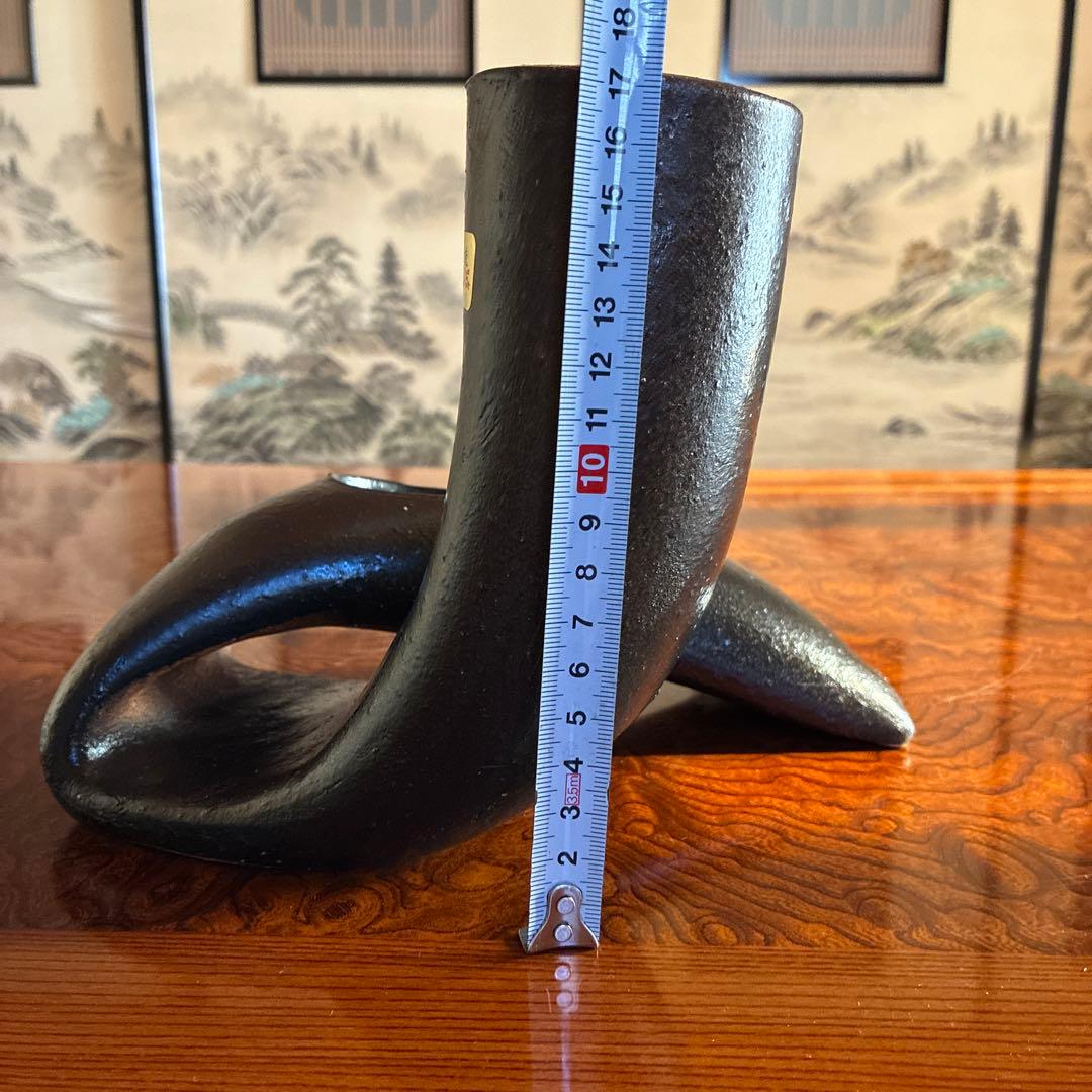 【未使用】いけばな　小原流　池坊　草月流　変形花器　自由花　オブジェ　信楽焼