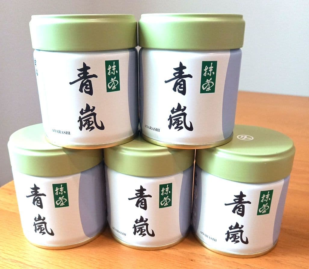 新品未開封 京都 丸久小山園 抹茶 青嵐 40g缶 5個