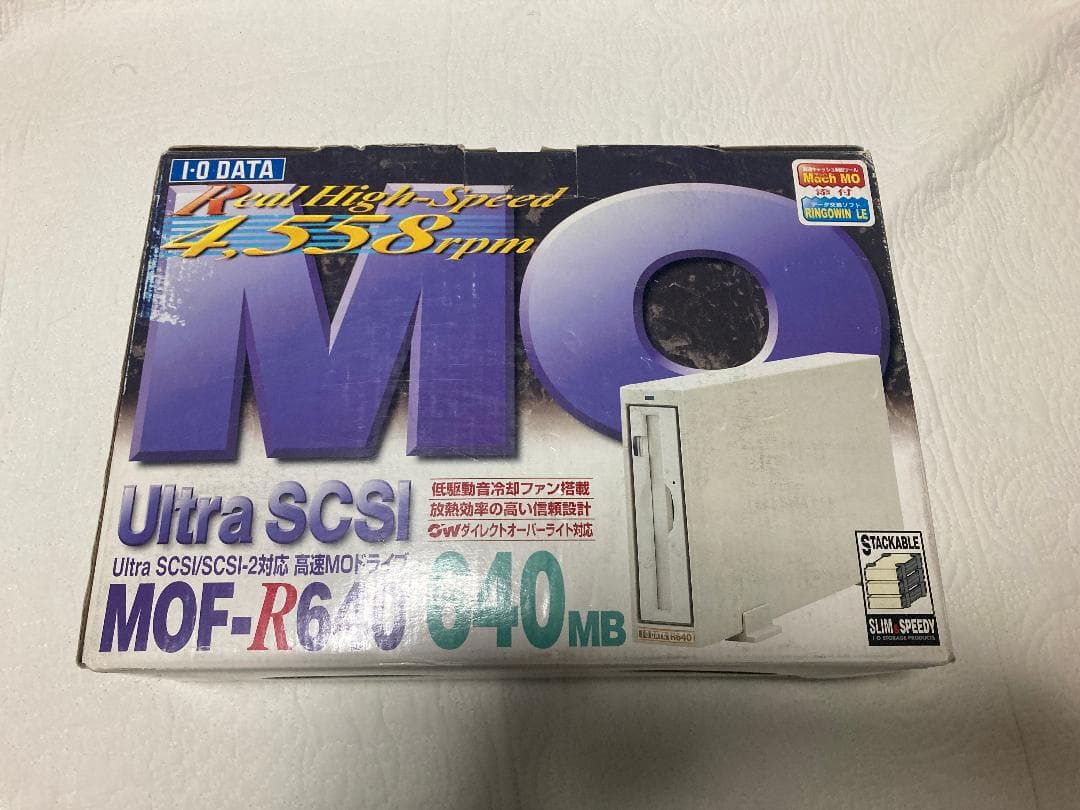 640MB SCSI MOドライブ、未使用新品