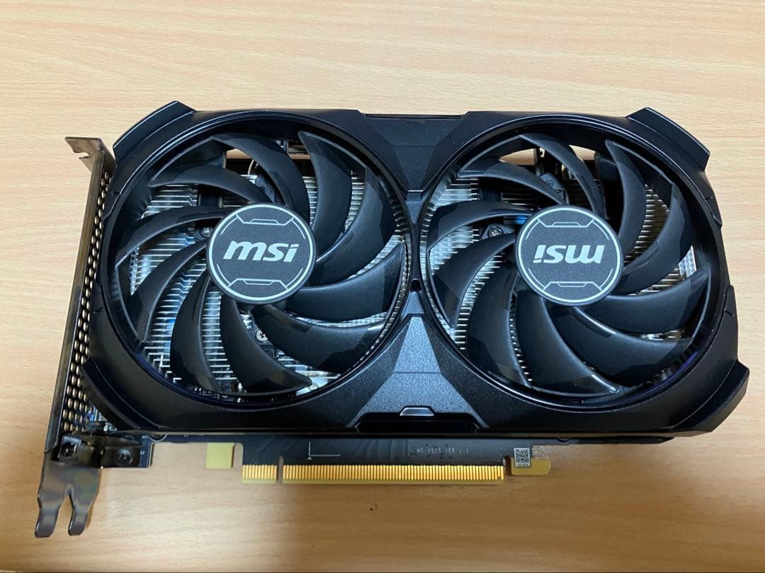 グラフィックボード・グラボ・ビデオカード MSI GeForce RTX4060Ti VENTUS 2X BLACK 8G