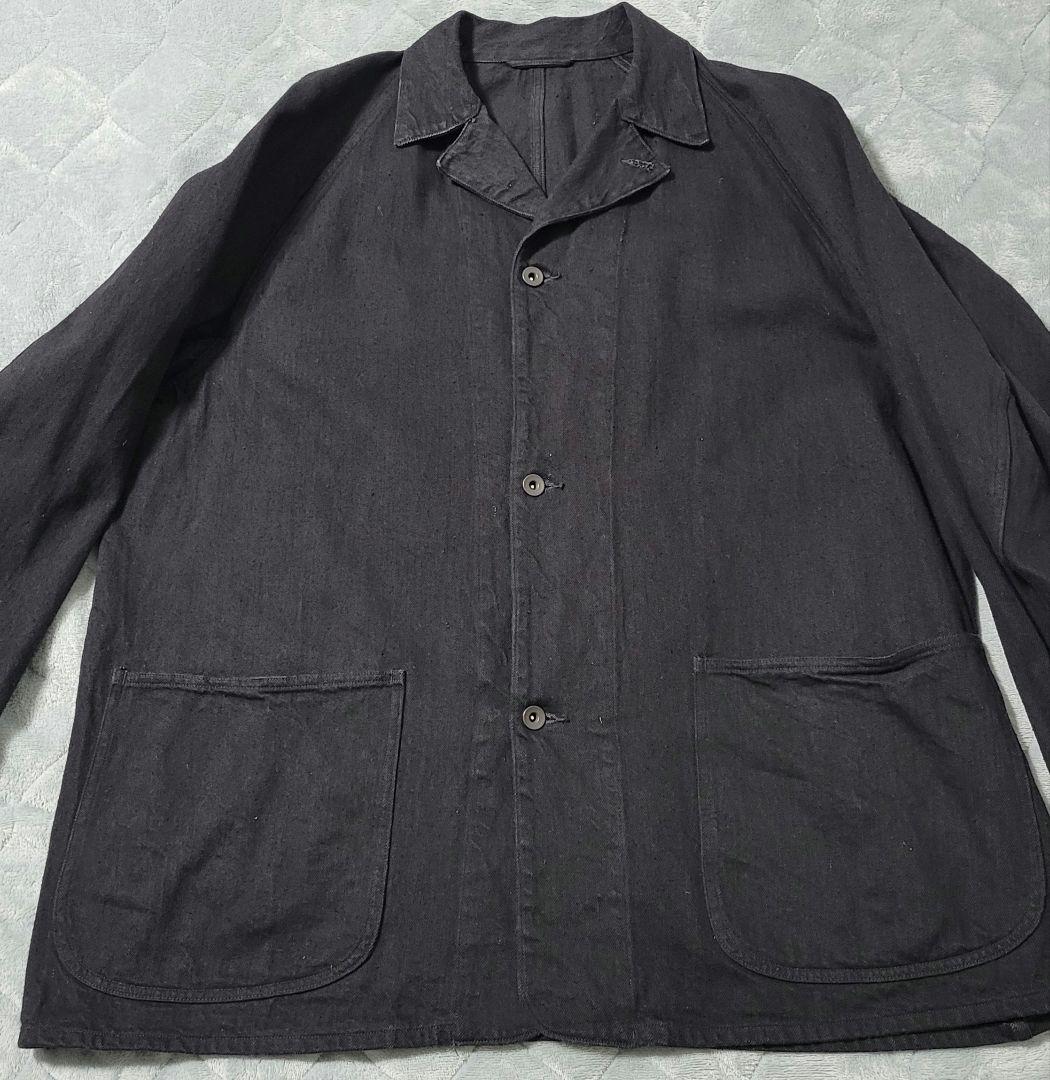 コモリテニムワークジャケット　BLACK　サイズ4