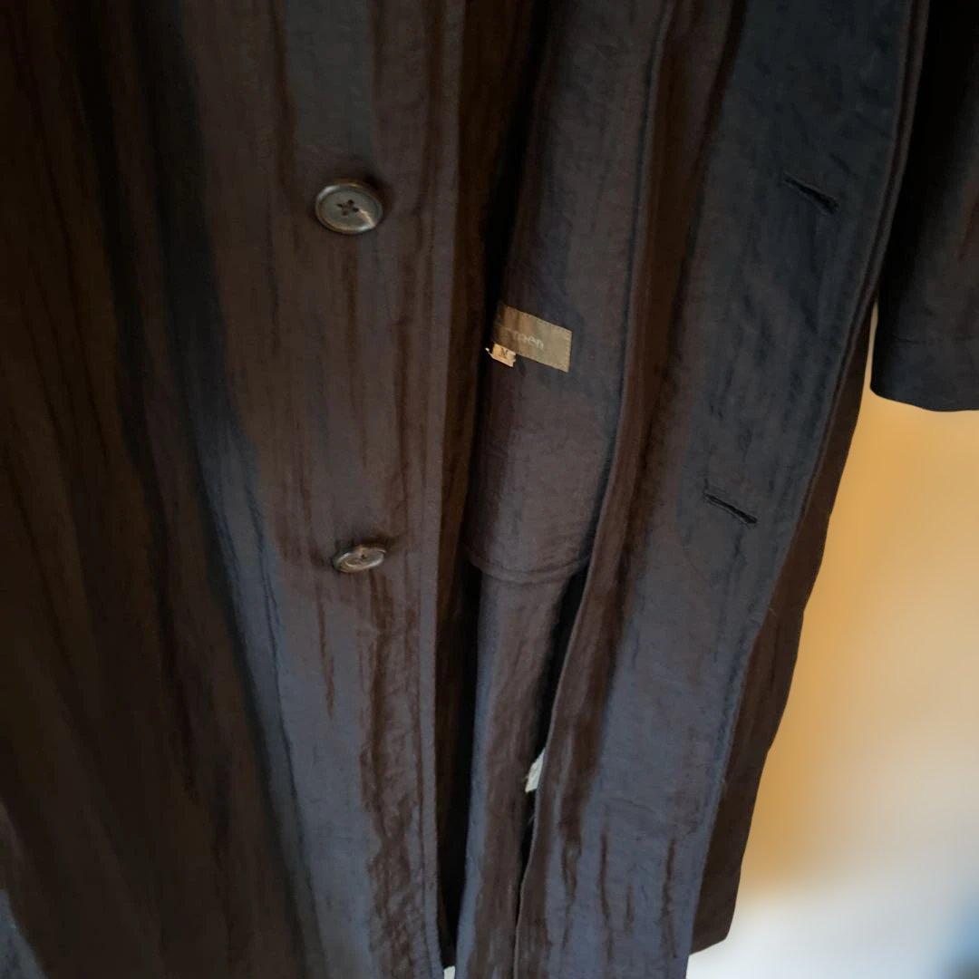 ワイズナイロンワッシャーステンカラーロングコート。ブランドワイズfor men。