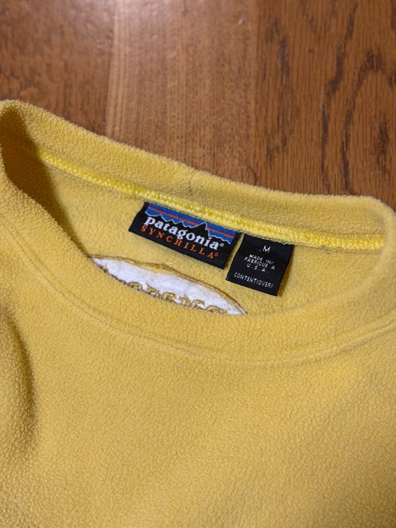 パタゴニア シンチラ イエロー フリース USA製