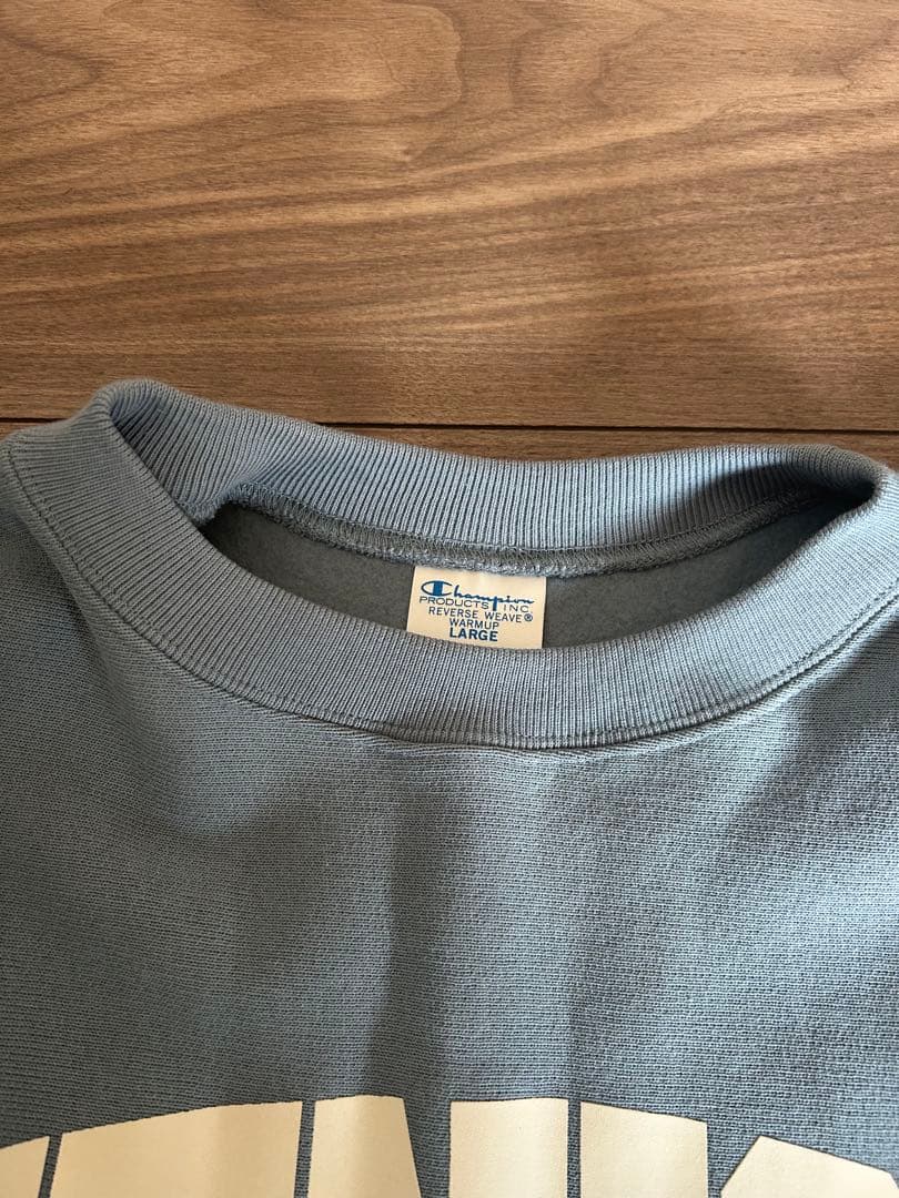 Champion リバースウィーブ カレッジロゴプリントスウェット