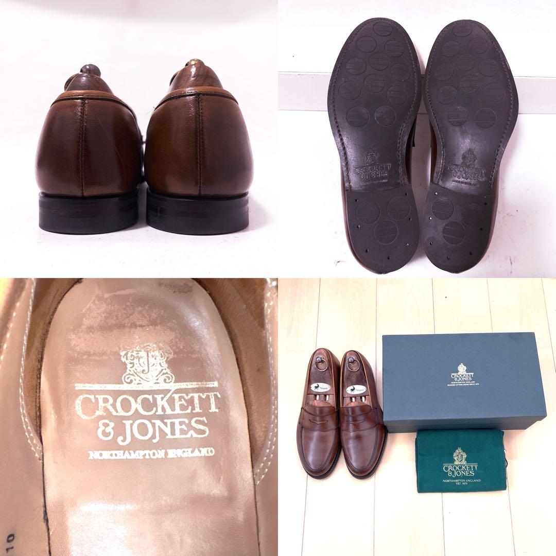 664.CROCKETT&JONES GRANTHAM2 ローファー 7.5E