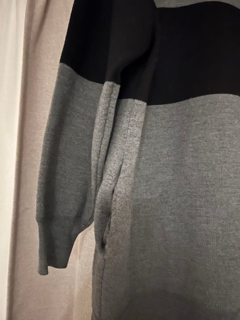 ADAWAS アダワス　ポロ襟　ラガーシャツ風ミニワンピース