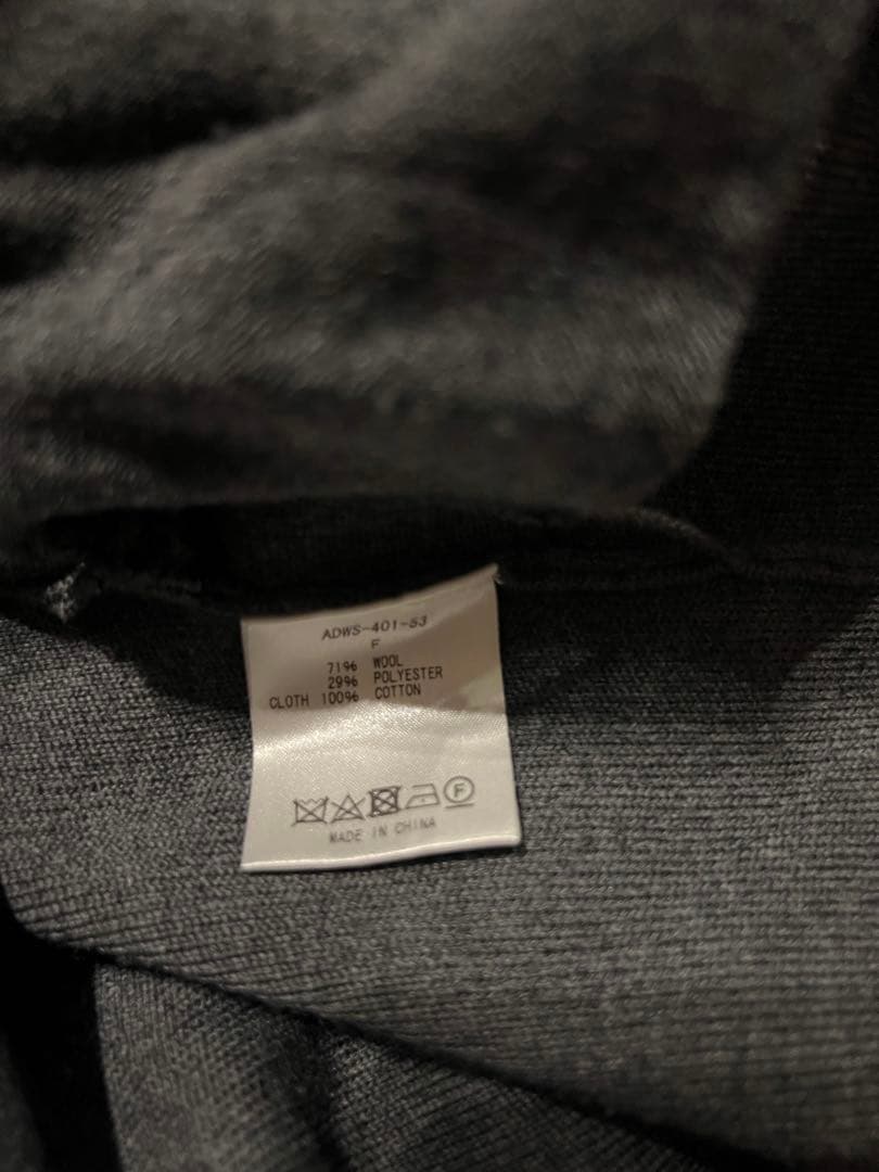 ADAWAS アダワス　ポロ襟　ラガーシャツ風ミニワンピース