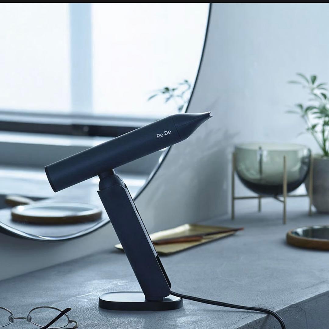 【新品・未使用】Re・De リデヘアドライヤーブラック／軽量　大風量　速乾