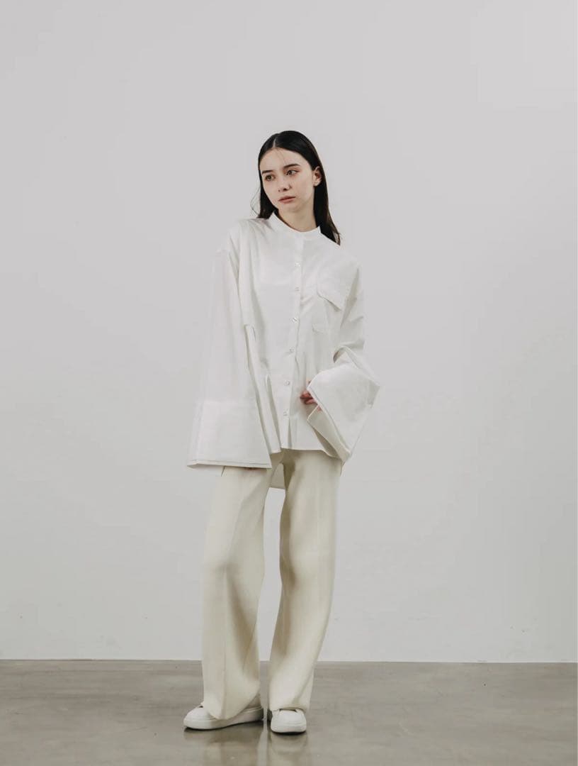 【新品タグ付き】UNOF Knit pants ニットパンツ ホワイト ふじあみ