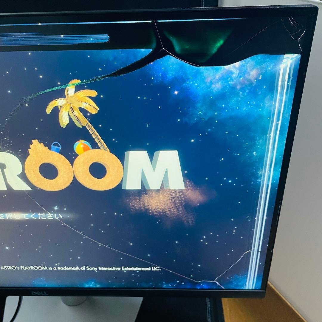 DELL 27インチ4Kモニター S2722QC本体 画面ひびありジャンク