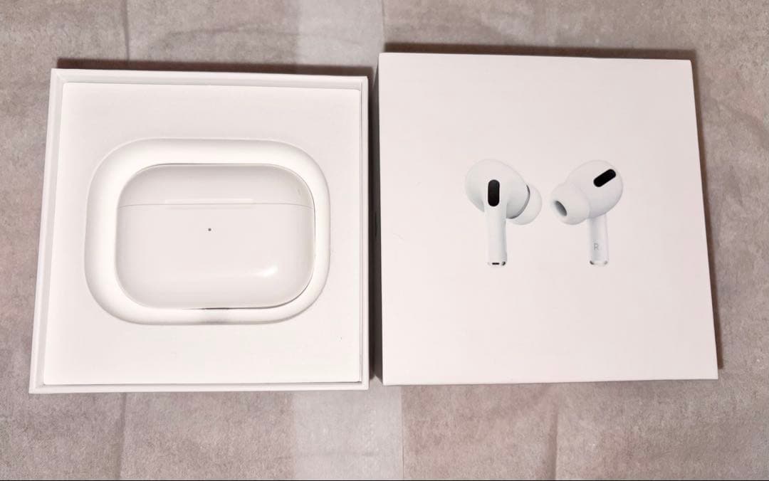 正規品　AirPods Pro ワイヤレス　ケースカバー付　本体　純正　第一世代