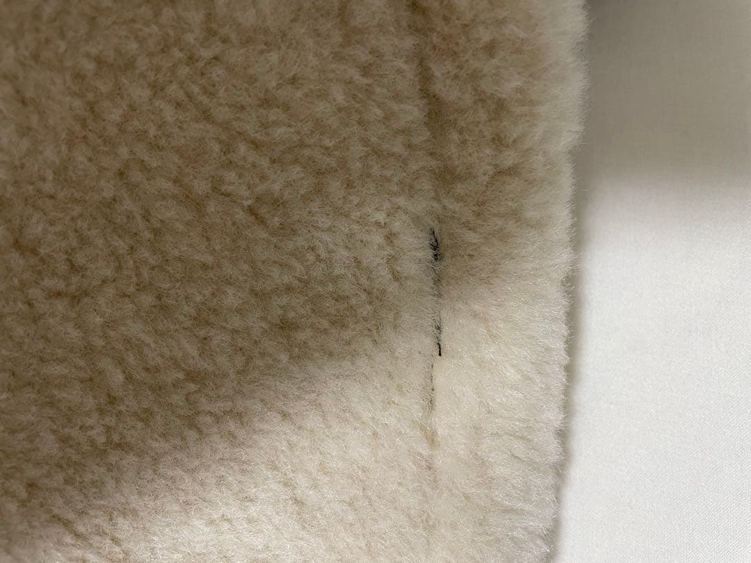 andrea&co. フェイクレザーボアブルゾン　ブラック　AUBREY