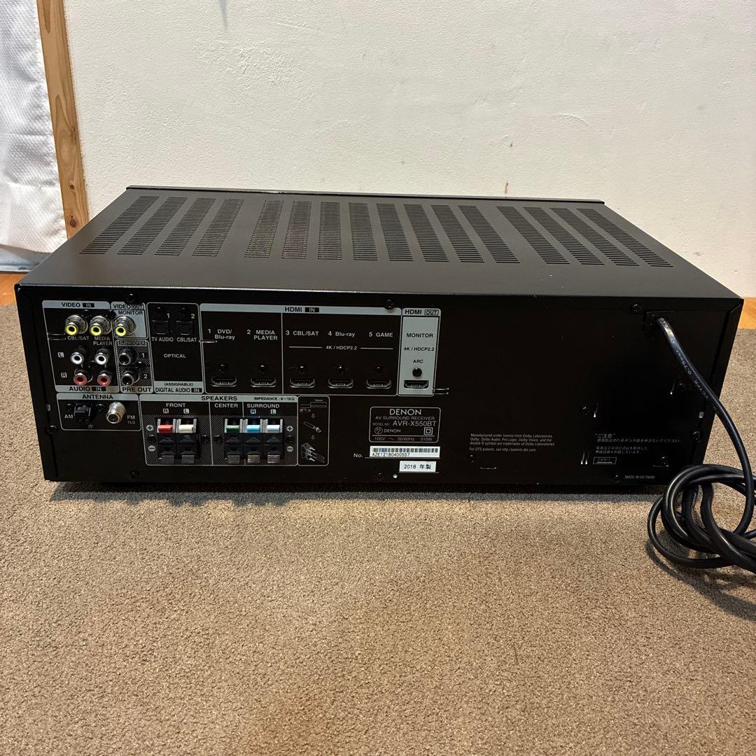 DENON AVR-X550BT AVアンプ