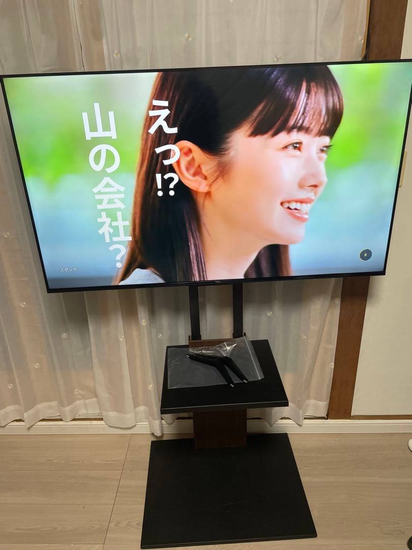 TCL 50P63J 2024年製液晶テレビとスタンド　セット
