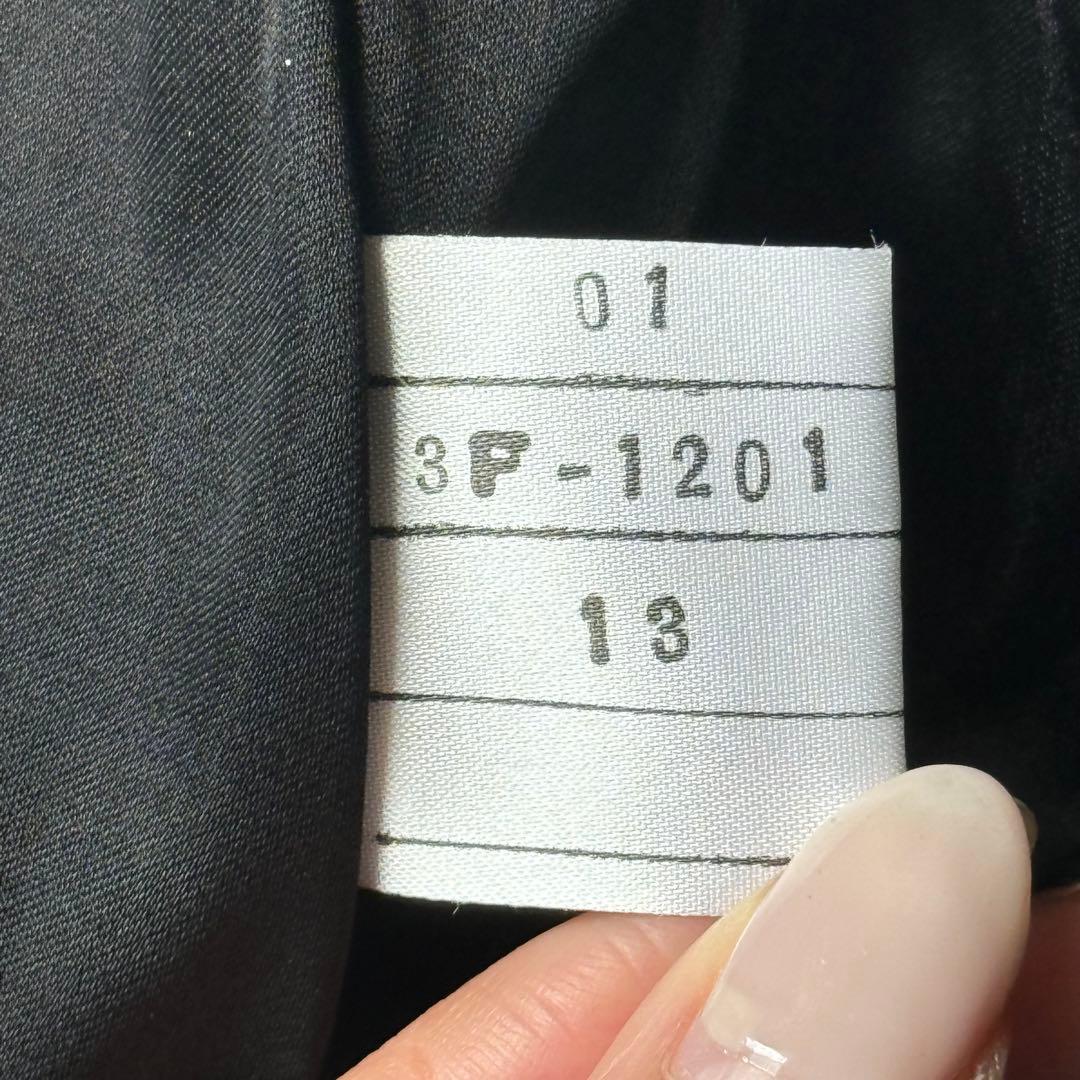 palody アストラカン ロングコート ミンクファー 13 ブラック アウター