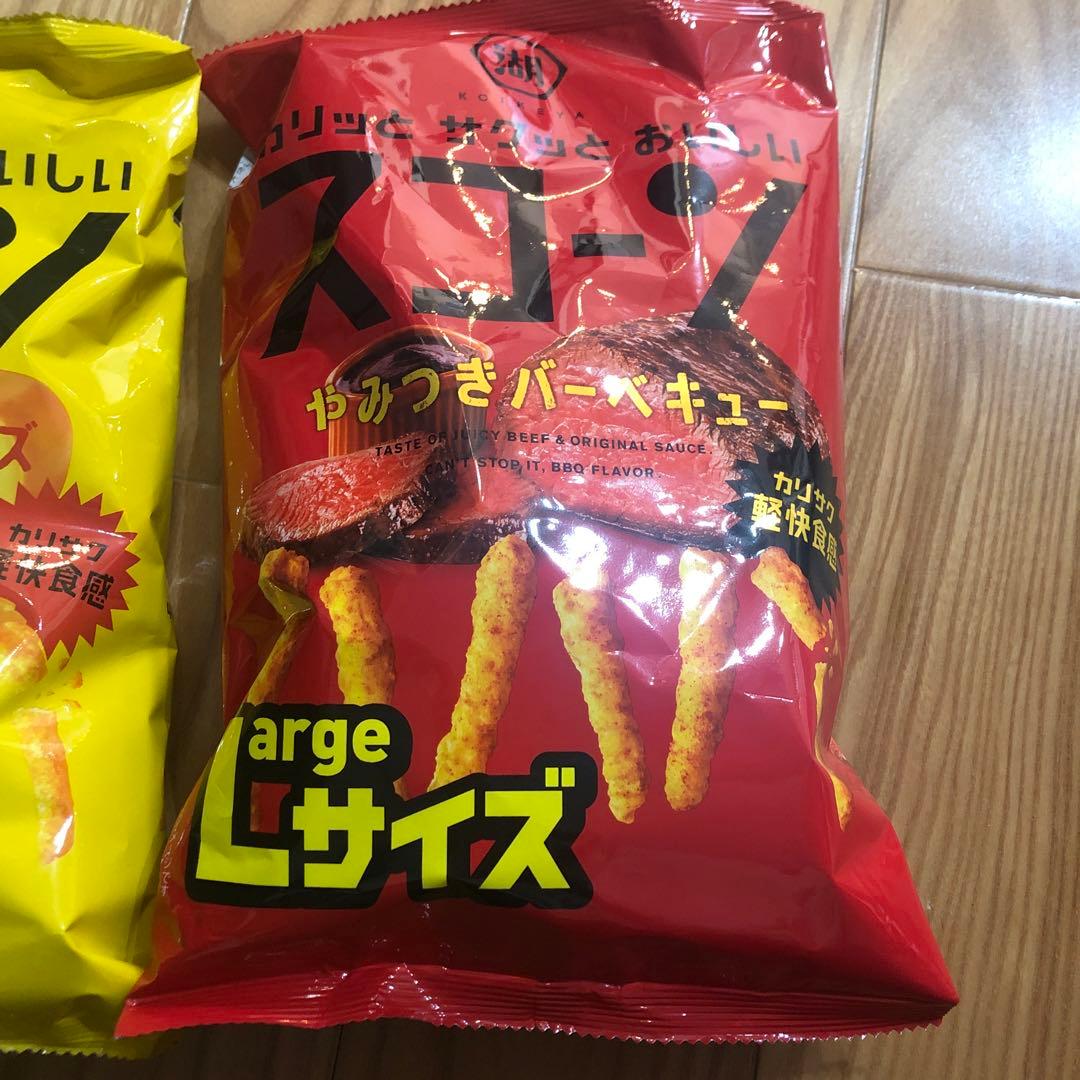 スコーン クアトロチーズ＆バーベキュー 大サイズ8プラス大量ポテトチップス25袋