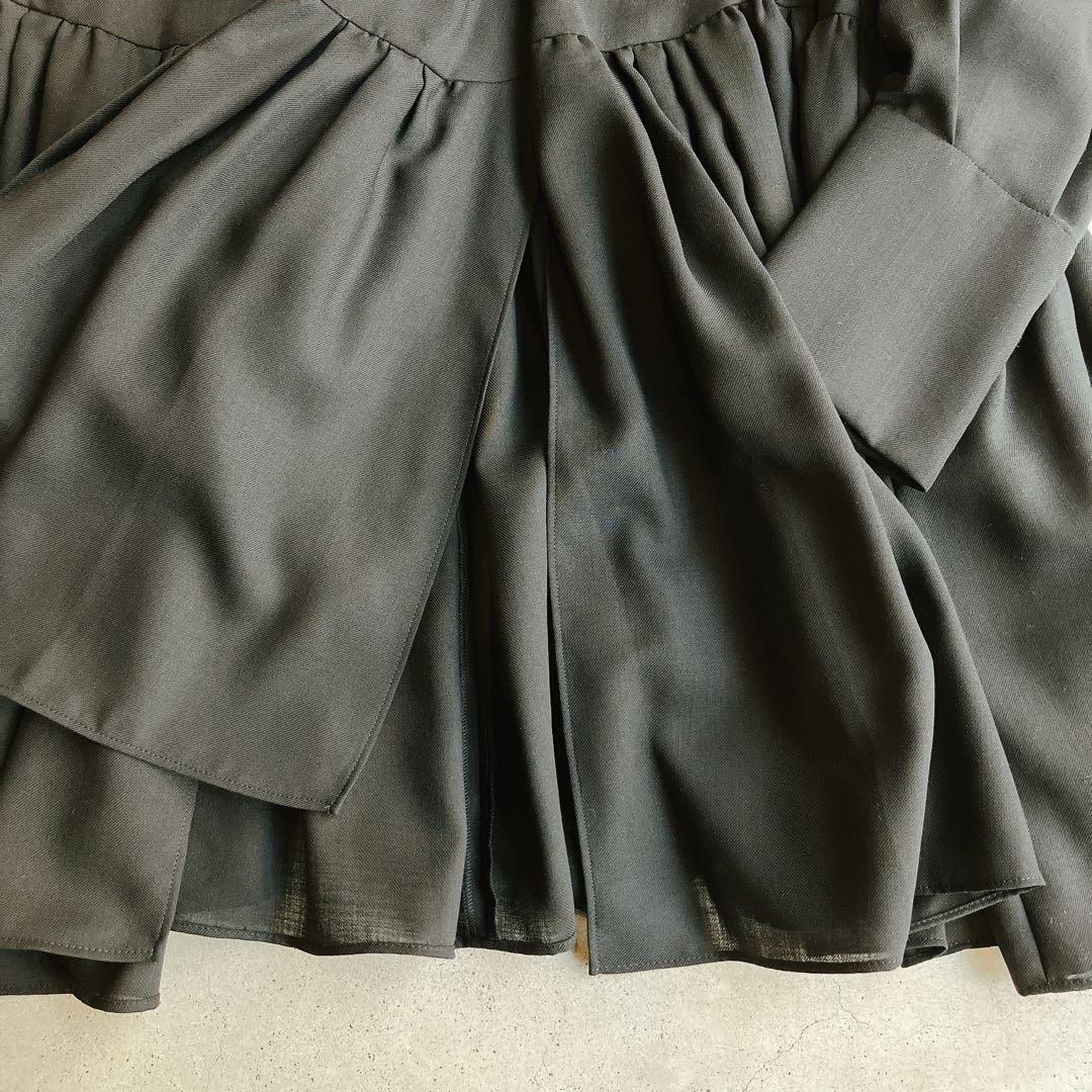 ADORE　アドーア　ウール混ぺプラムブラウス　洗濯可能