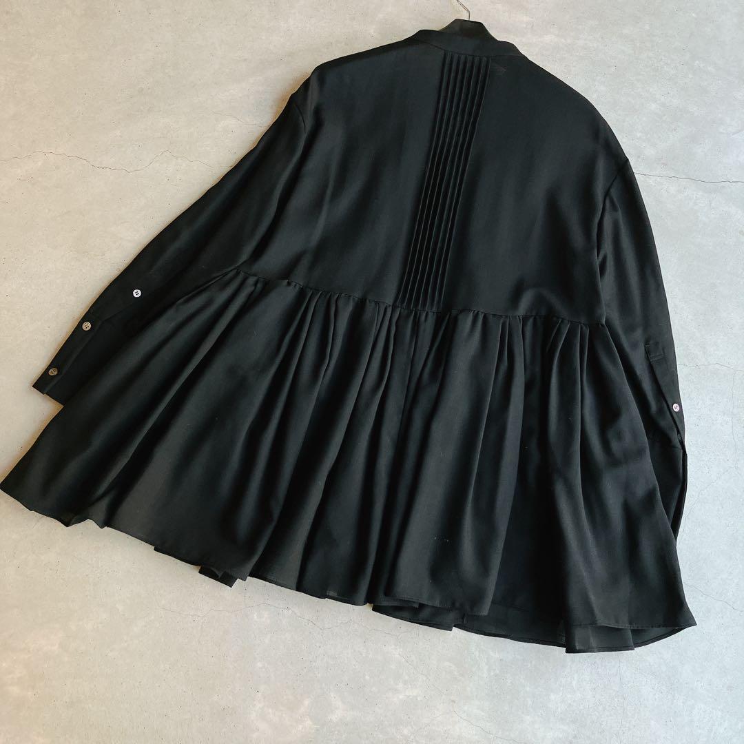 ADORE　アドーア　ウール混ぺプラムブラウス　洗濯可能