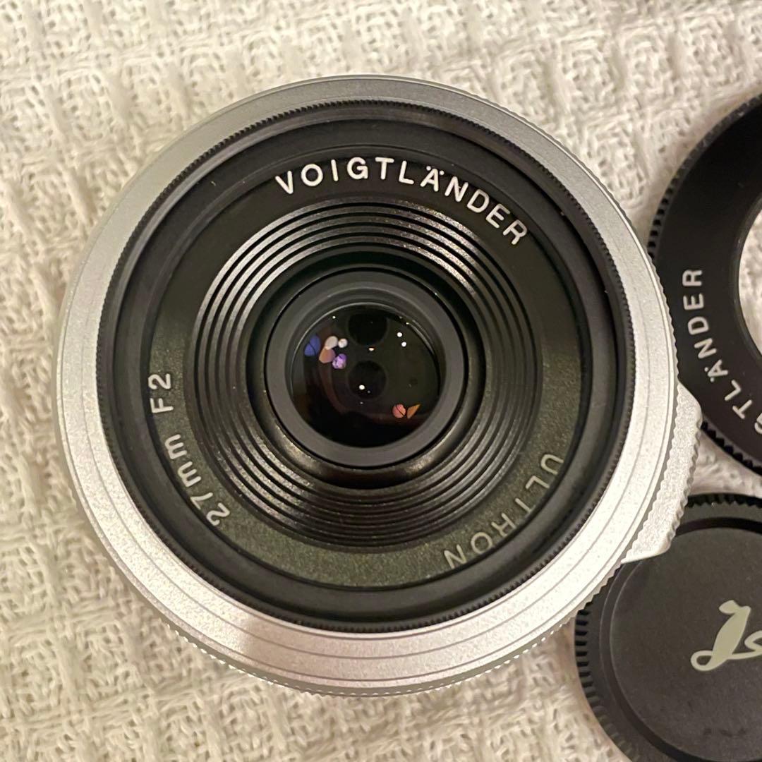 コシナ フォクトレンダー ULTRON 27mm F2 Xマウント シルバー