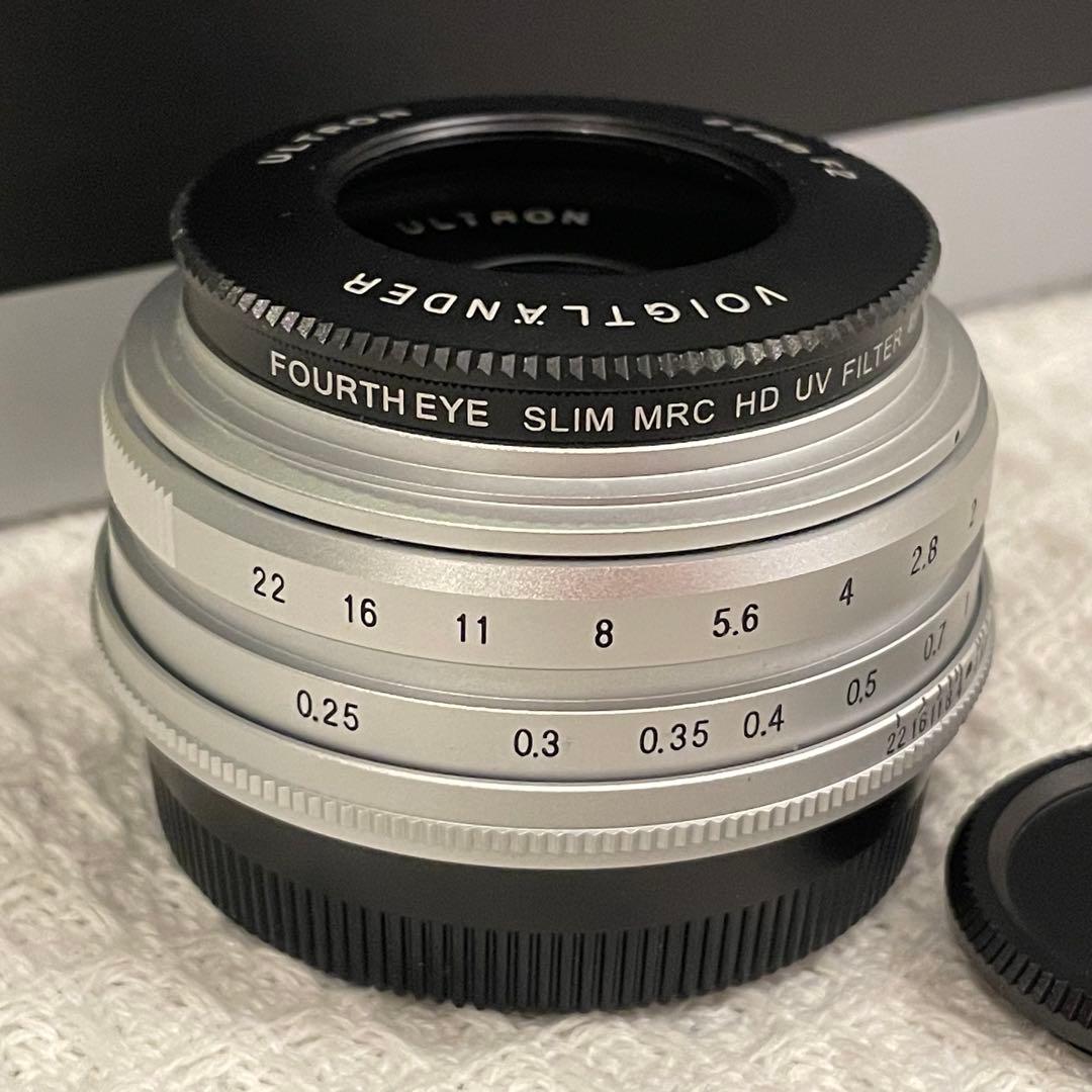 コシナ フォクトレンダー ULTRON 27mm F2 Xマウント シルバー