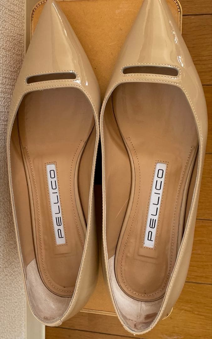 【PELLICO】ANIMA アネッリ エナメル パンプス　23㎝