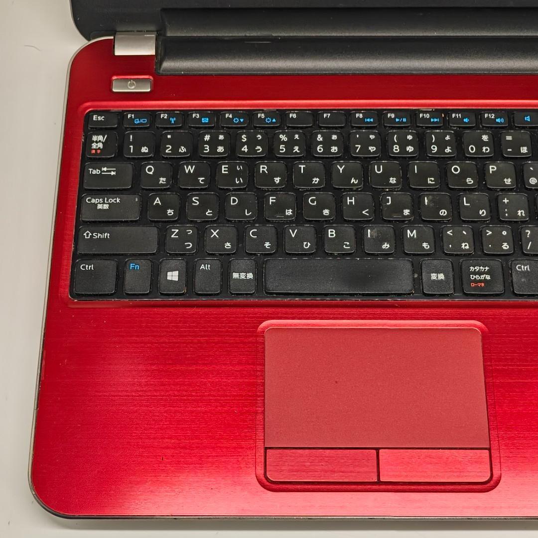 【DELL】高性能i7 SSD256GB 16GB レッド ノートPC