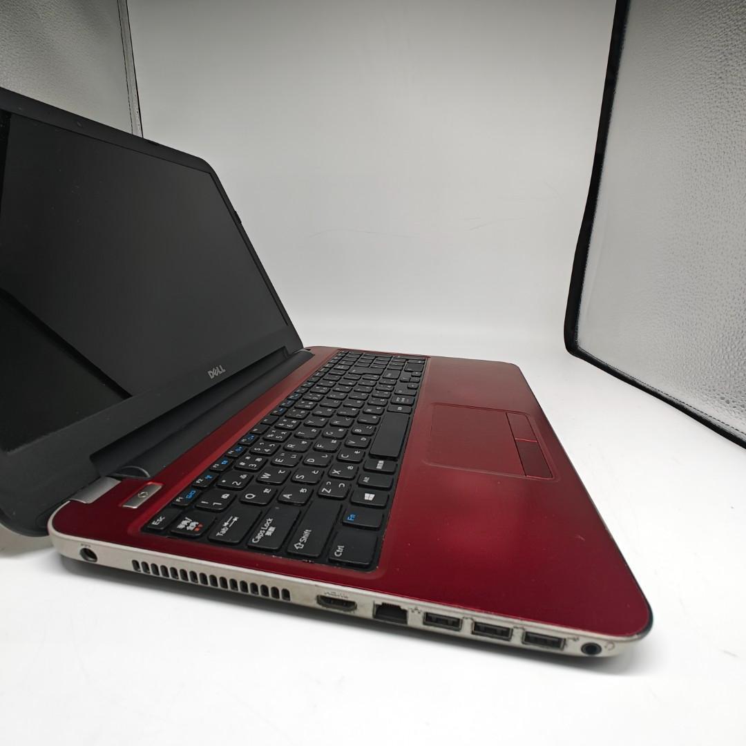 【DELL】高性能i7 SSD256GB 16GB レッド ノートPC