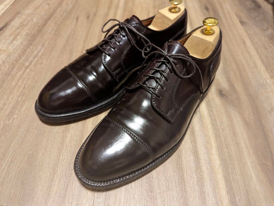 価格交渉可 超美品 17万 オールデン コードバン 7.5 D 990