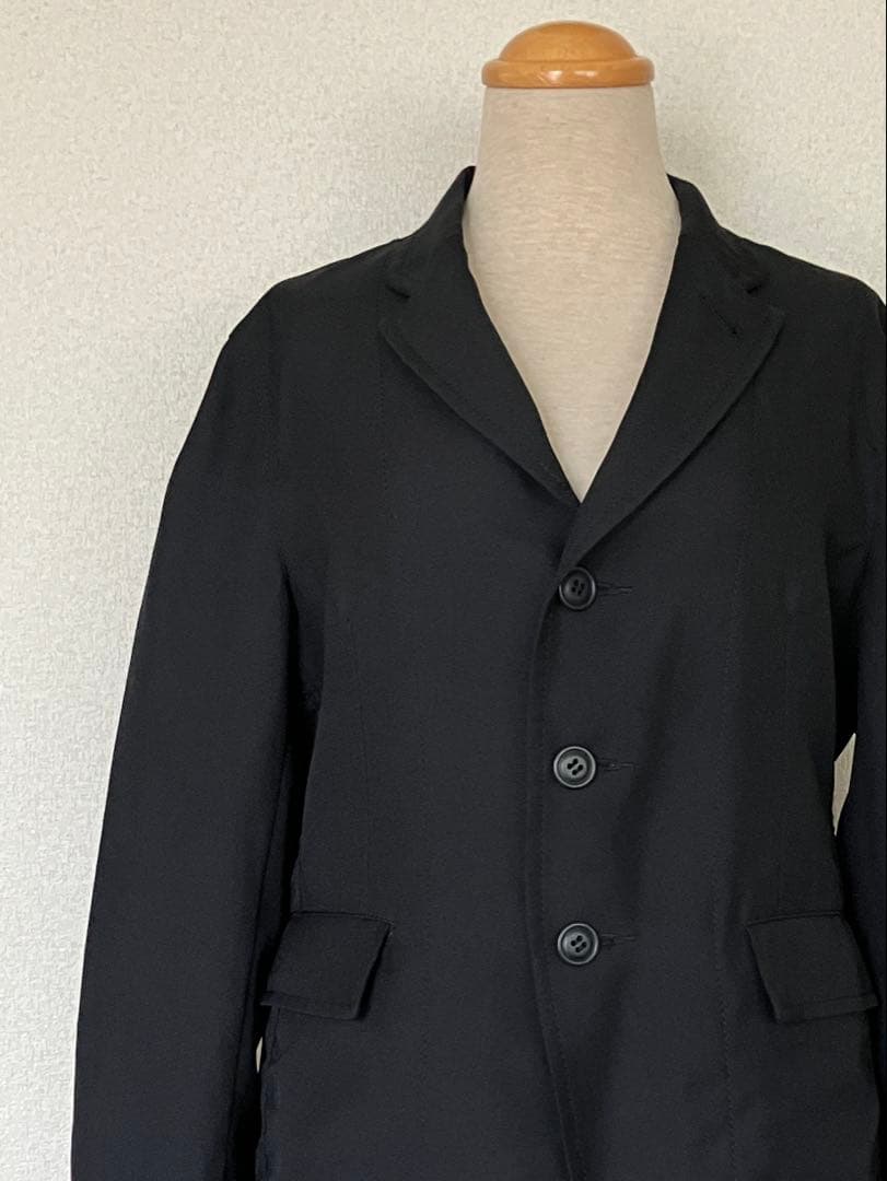 ブラックコムデギャルソン ポリエステルテーラードジャケット