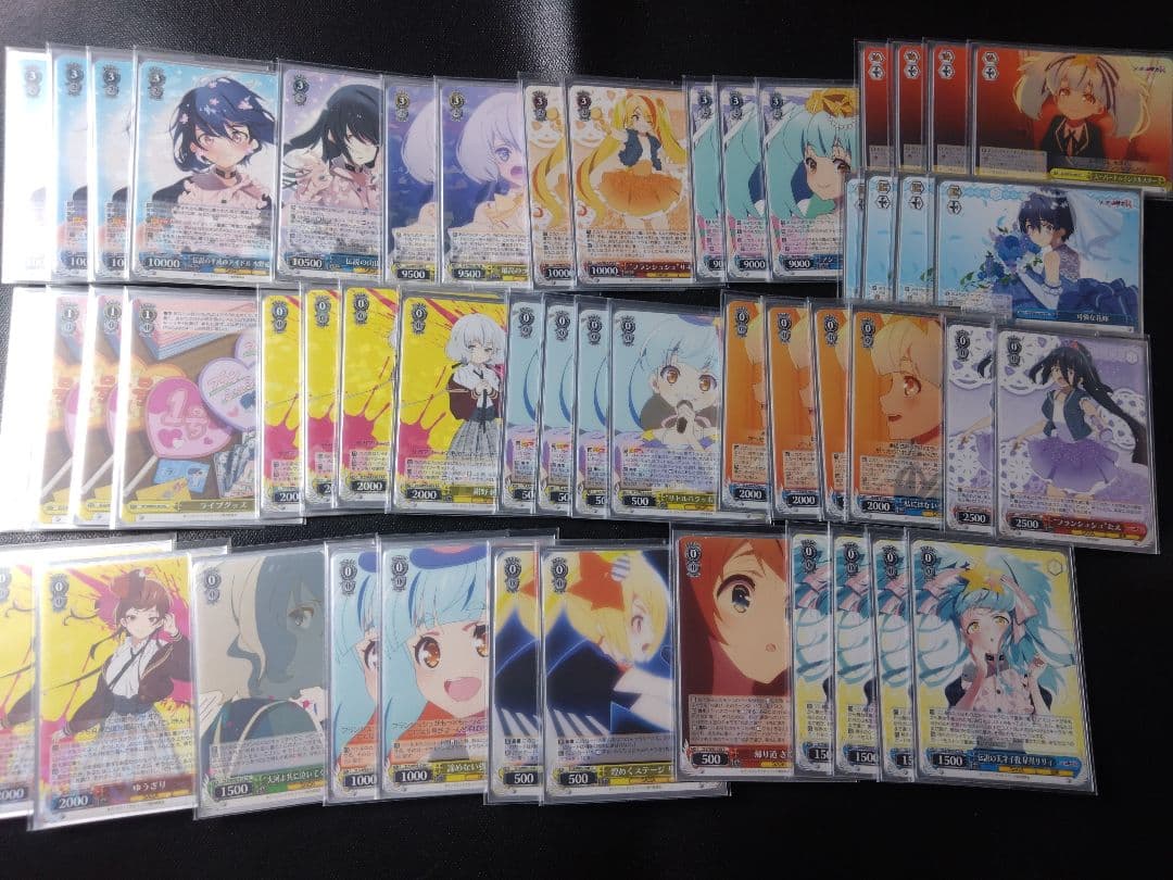 ヴァイスシュヴァルツ 引退品 ゾンビランドサガ デッキ3個+TD2個とパーツ