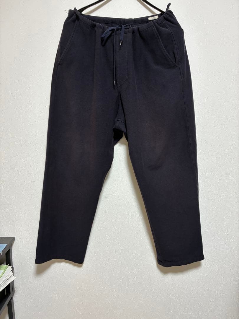 COMOLI セットアップ　インレイツイル　ネイビー