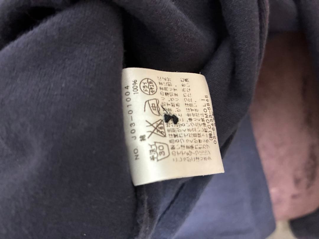 COMOLI セットアップ　インレイツイル　ネイビー