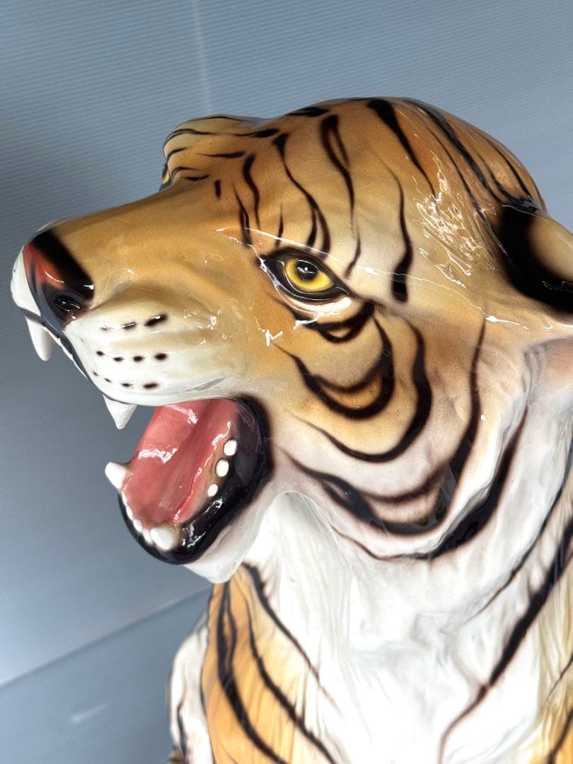 流通無し 超大型♪ 88cm タイガー トラ オブジェ 置き物