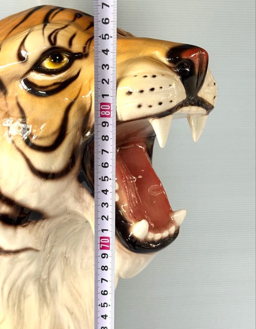 流通無し 超大型♪ 88cm タイガー トラ オブジェ 置き物