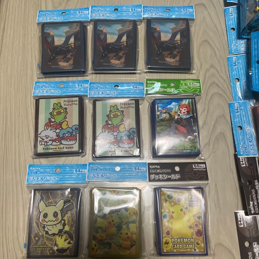 ポケモン　サプライ　デッキケース　デッキシールド　プレイマット