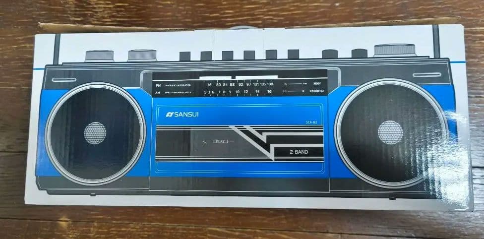 SANSUI SCR-B2(BL) Bluetoothラジオ