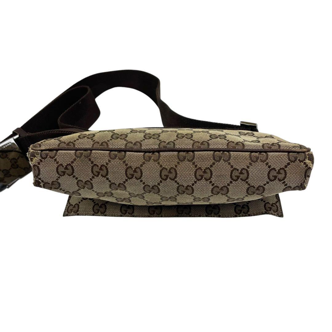GUCCI グッチ ウエストポーチ　GGキャンバス　ボディバッグ　146304