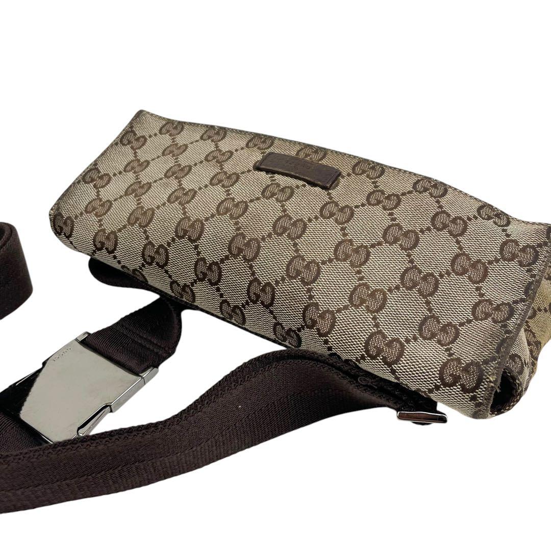 GUCCI グッチ ウエストポーチ　GGキャンバス　ボディバッグ　146304